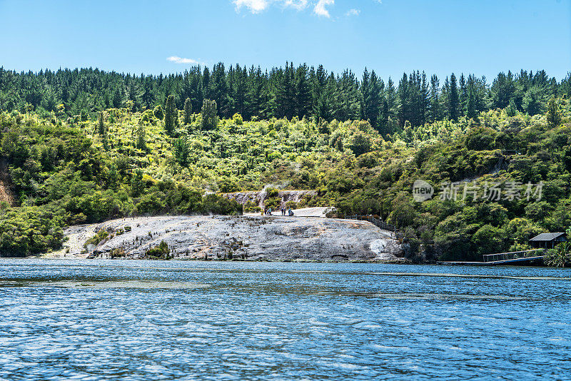 Orakei Korako地热公园和洞穴，陶波，新西兰